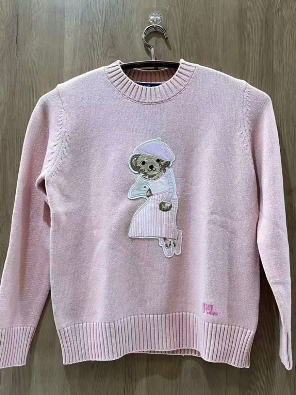 Ralph Lauren Pink Polo Bear Sweater